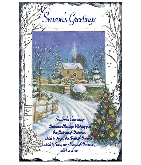 Snow Scene - Home Slate