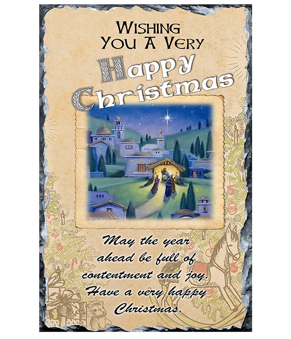 Nativity - Town of Bethlehem Slate