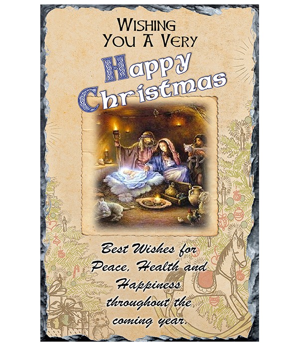 Nativity - Holy Family Blue Slate
