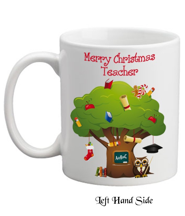 Merry Christmas Teacher - Learning Tree Mug