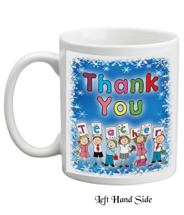 Teacher - Children & Snowflakes Mug
