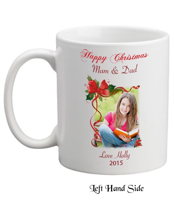 Holly & Bow Photo Mug