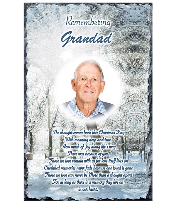 Winter Park Photo Remembrance Slate