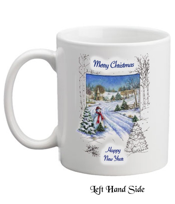 Snow Scene - Snowman Mug