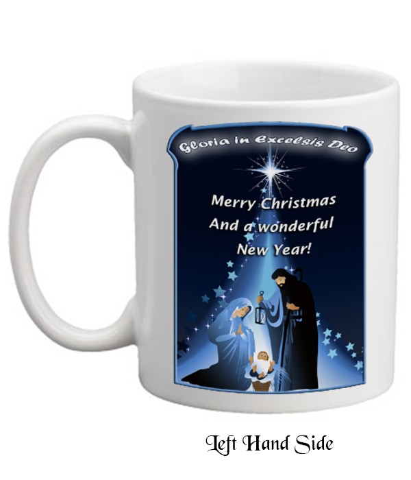 Manger Scene Shining Star Mug