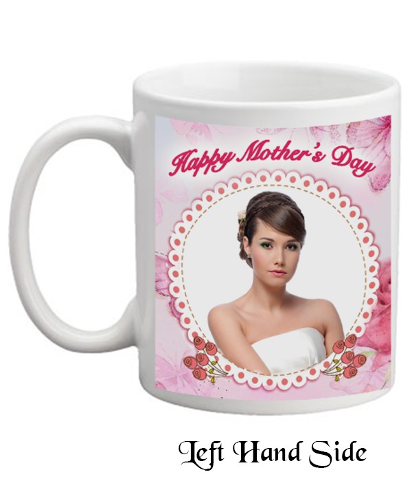Mother's Day Pink Roses Photo Mug