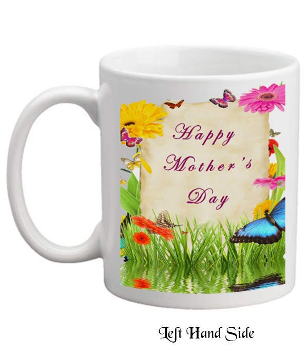 Mother's Day Butterflies & Flowers Mug