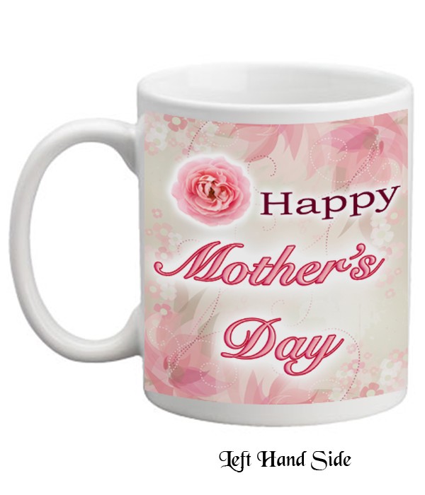 Mother's Day Pink Roses & Lace Mug