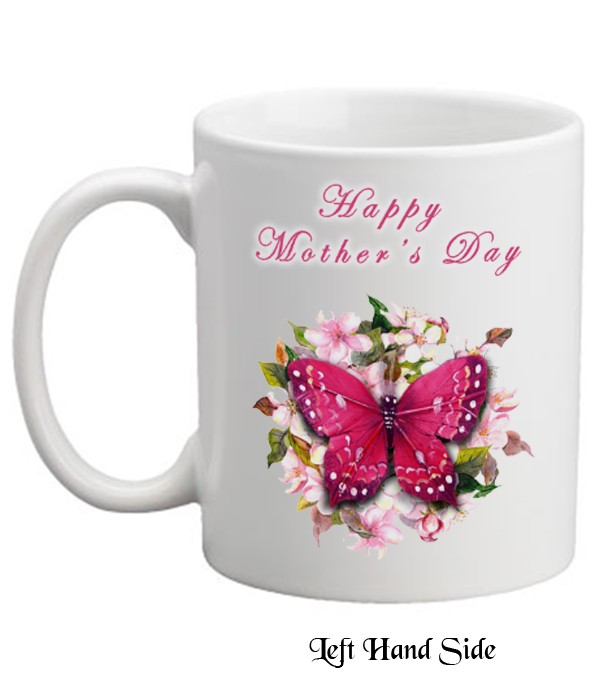 Mother's Day Pink Butterfly Mug