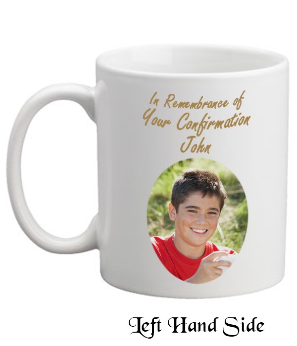 Confirmation Photo Boy Mug