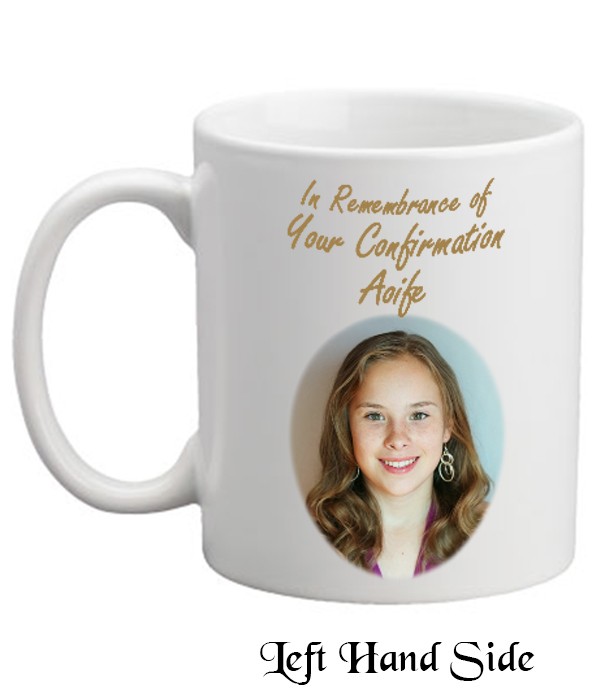 Confirmation Photo Girl Mug