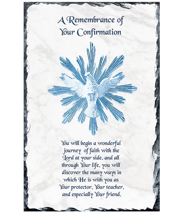 Confirmation Open Dove Blue Slate