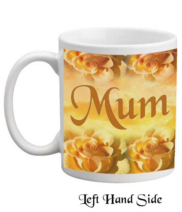 Peach Roses Mum Mug