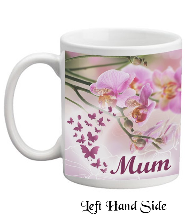 Pink Orchids Mum Mug