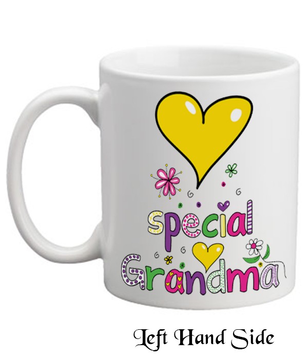 Heart & Flowers Grandma Mug