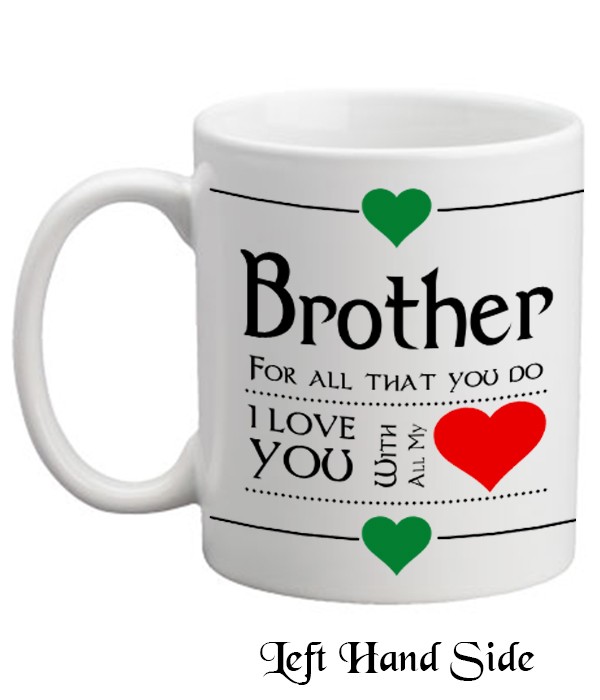 I Love You Heart Brother Mug