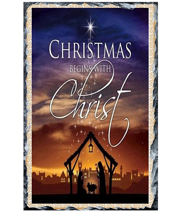 Nativity Silhouette Slate