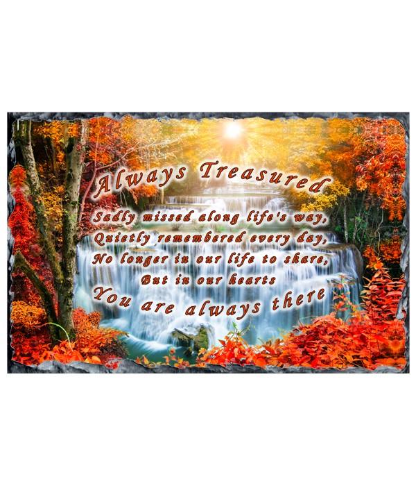 Remembrance Treasured Waterfall Slate