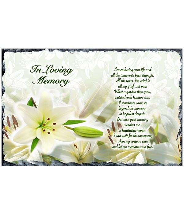 Remembrance Slate Lily