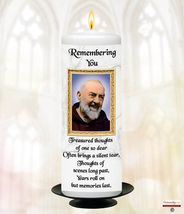 Pio & Prayer Remembrance Candle