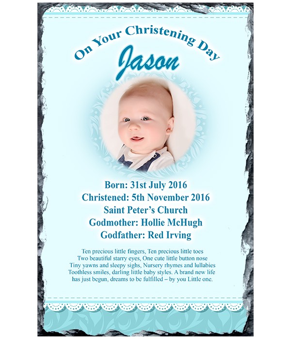 Teddy & Pram Photo Slate
