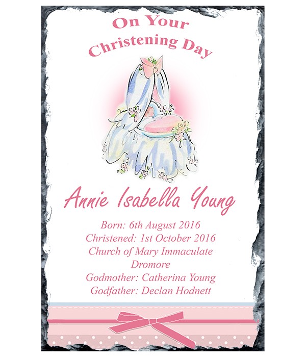 Cradle & Bow Pink Slate