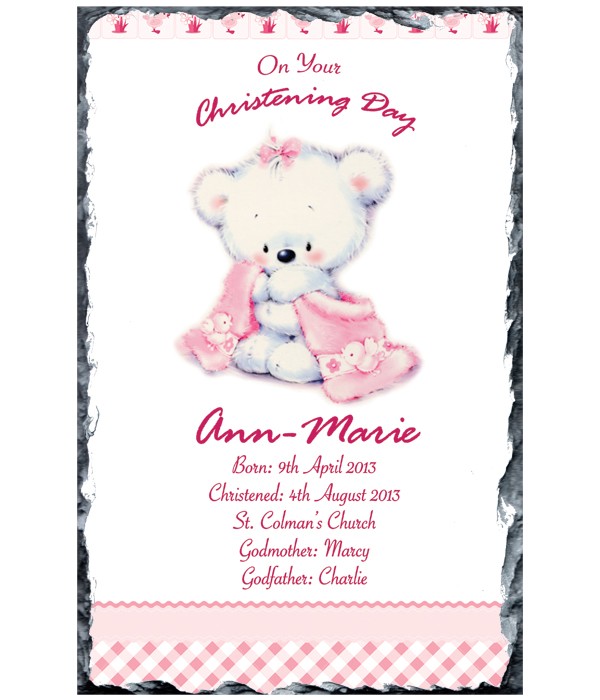 Hush Teddy Pink Slate