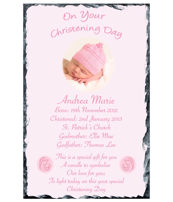 Mother & Child & Photo Pink Slate
