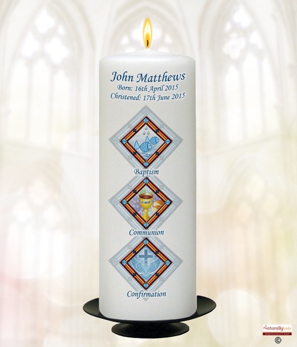 Triangular BCC Blue  Candle