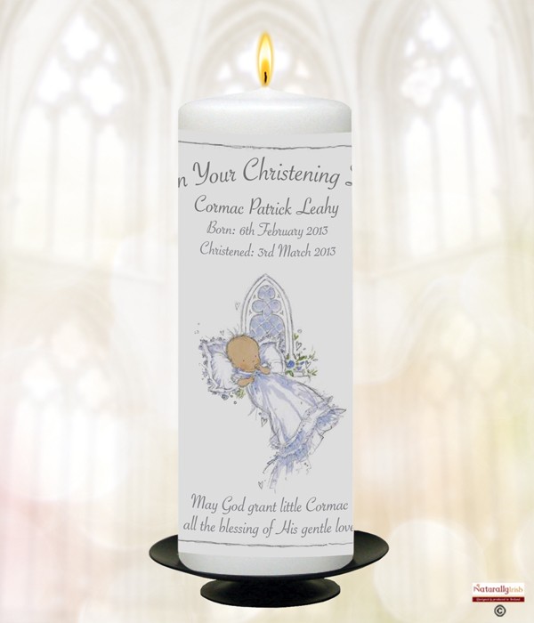 Church Window Boy Candle