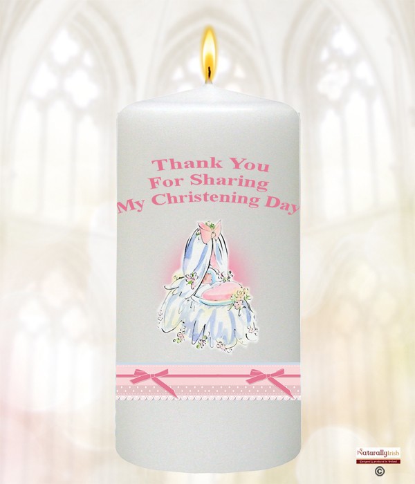 Cradle & Bow Pink Favour Candle