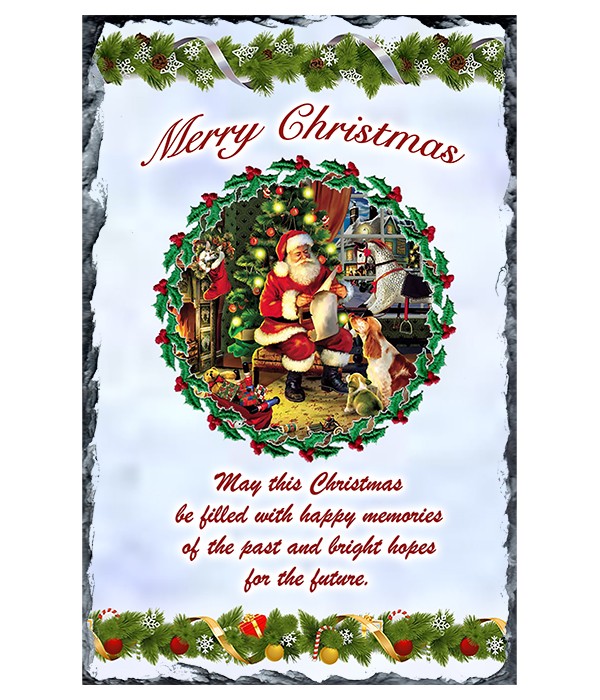 Story Teller Santa Wonderland Slate