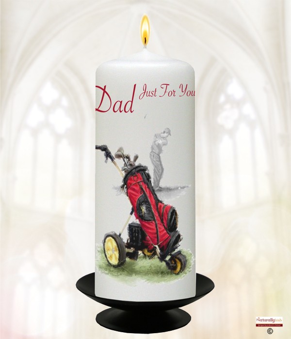Dad Golf Candle