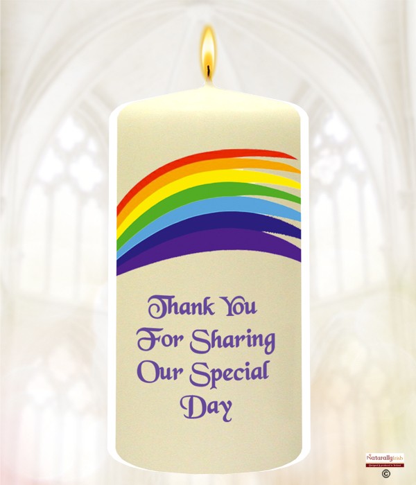 Rainbow Flair Wedding Favour (Ivory)