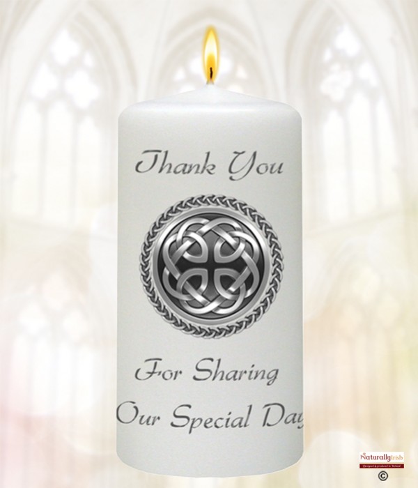 Celtic Shield Wedding Favour (White)