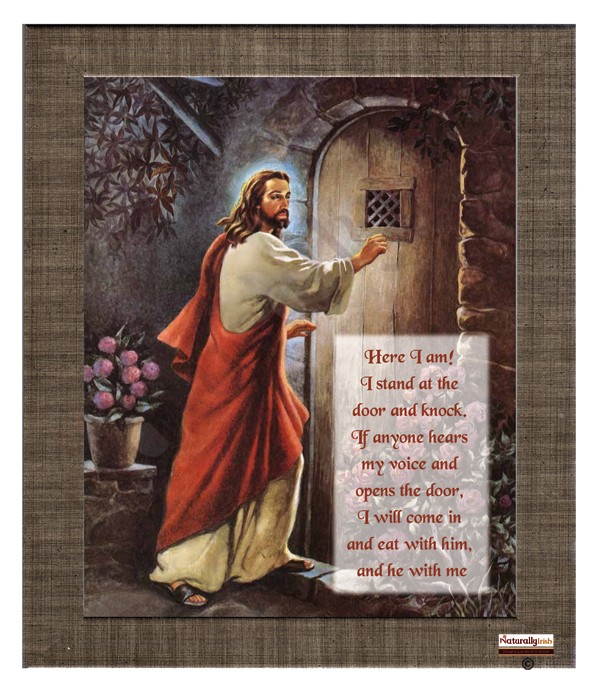 Jesus Knocking (001) RM Frame