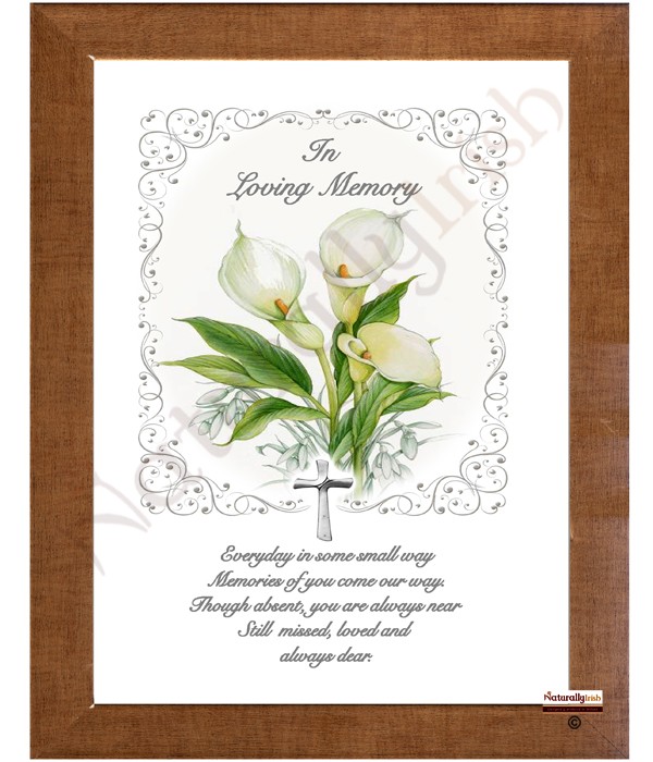 Calla Lillies Remembrance RM Frame