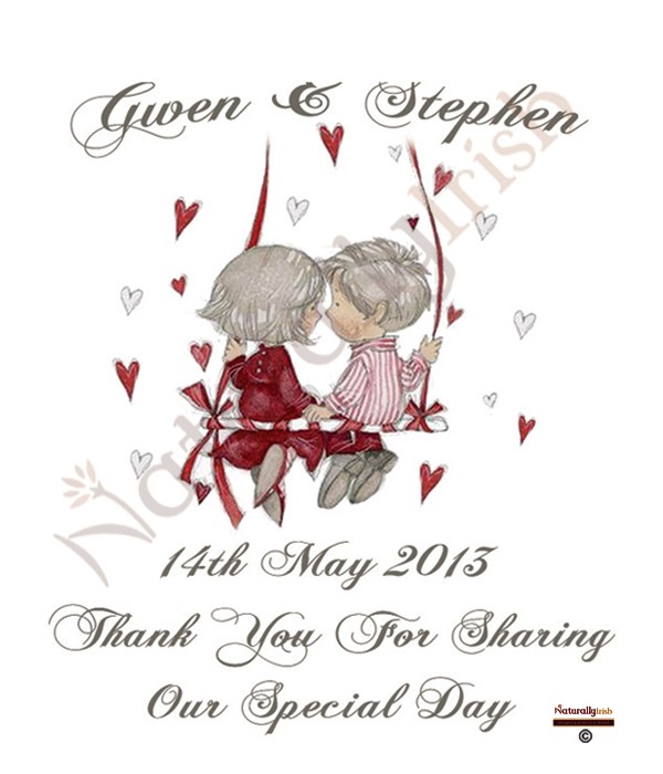 Swing of Love Wedding Favour (White)