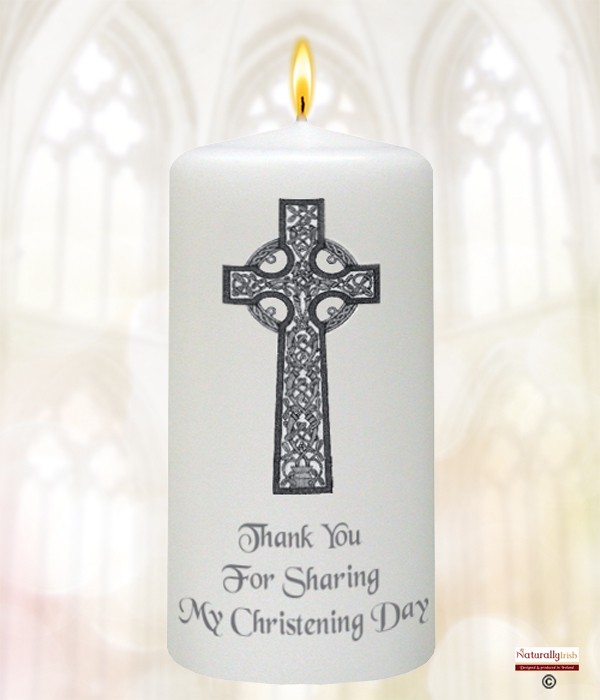 Holy Cross Silver Christening Favour