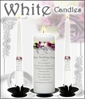Wedding Candles White