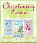 Christening Favour Candles