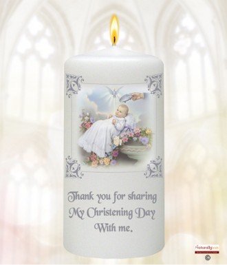 Traditional Christening Favour (White)