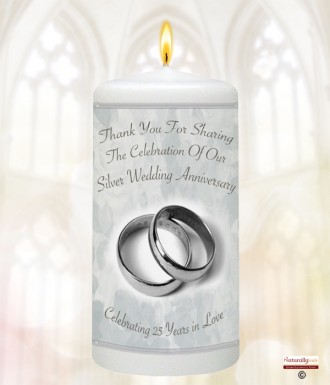 Naturally Irish 25th Wedding Anniversary Favour Silver Rings 918423 Naturally Irish