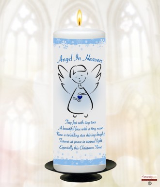 Personalised Babys Remembrance Candles.