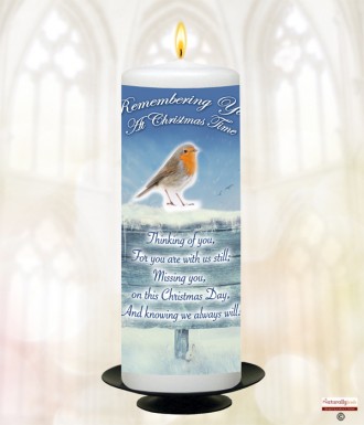 Personalised Remembrance Candles.