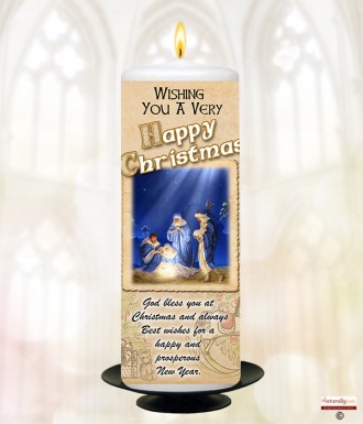 Personalised Christmas Candles for all the Family and Friends.