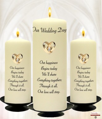 Wedding Candle Set