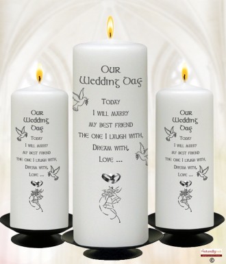 Wedding Candle Set