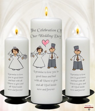 Wedding Candle Set