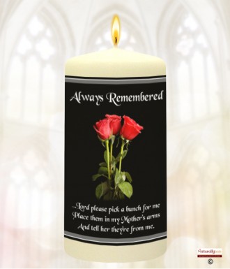 If Roses Grow Memorial Favour (White/Ivory)